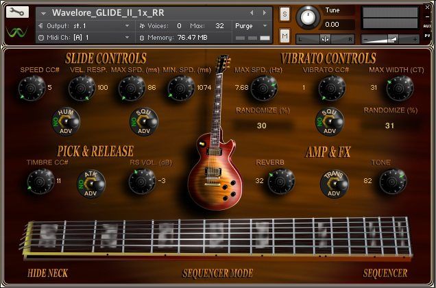 GLIDE II Electric Slide Guitar 1x RR KONTAKT DVDR
