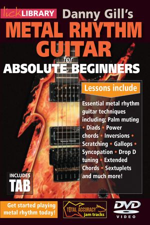 Metal Rhythm Guitar for Absolute Beginners TUTORiAL