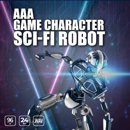 AAA Game Character Sci Fi Robot WAV-FLARE